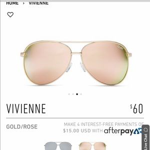 BRAND NEW QUAY SUNGLASSES